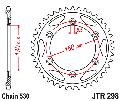 JT SPROCKETS JTR298.40 (29840jt)